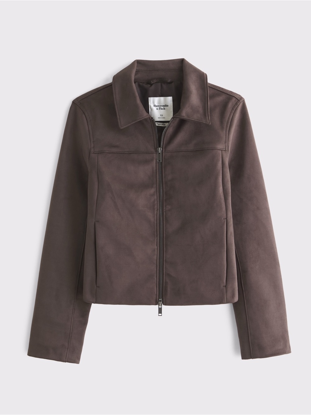 Abercombie Vegan Slim Fit Suede Jacket